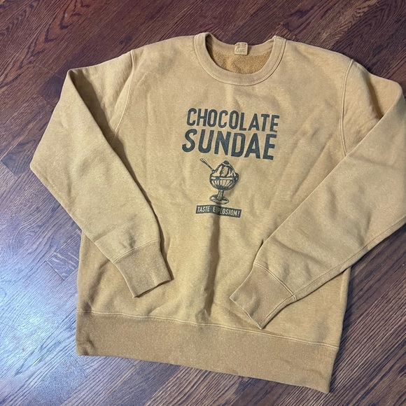 UES Chocolate Sundae Sweatshirt Mustard - Picture 2 of 7